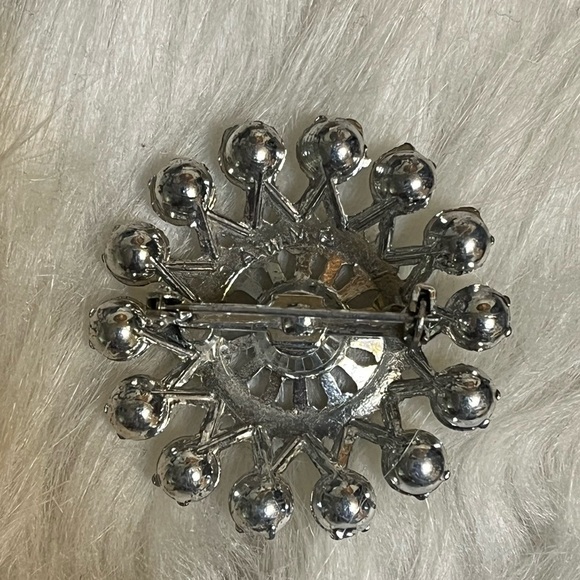 Vintage Blue Stone Brooch - Picture 3 of 7